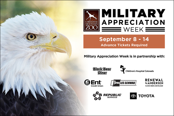 Military Appreciation Week, September 8-14, 2025, Join us!